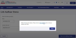 Link Aadhar Number
