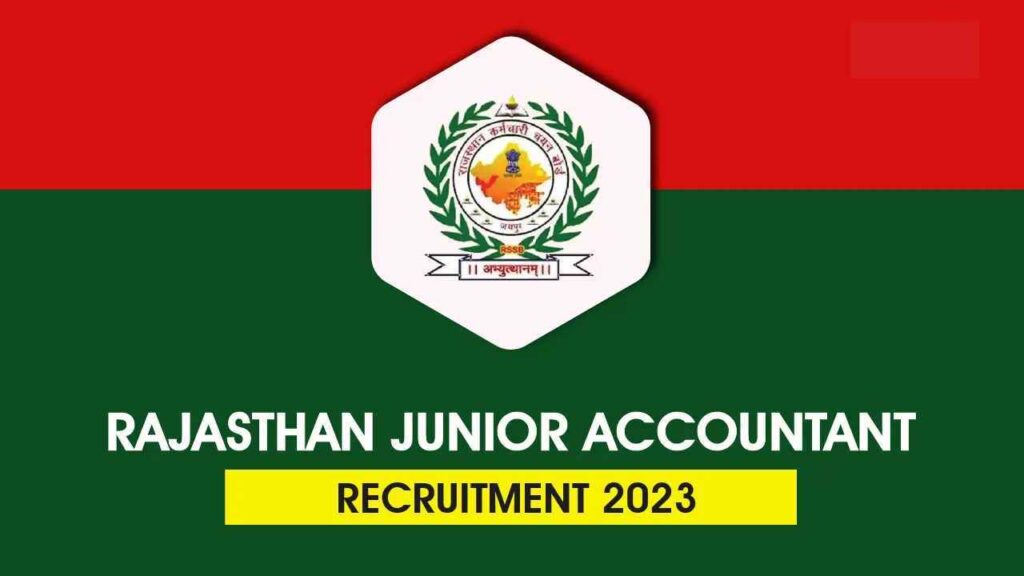 RSMSSB Junior Accountant Online Form 2023