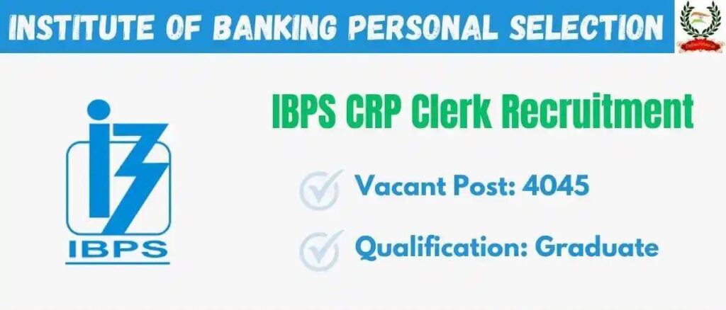 IBPS Clerk XIII Online Form 2023